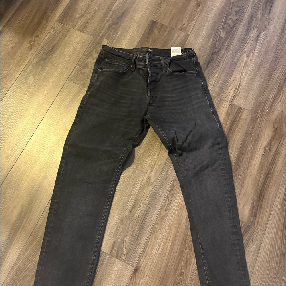 Zara Men's Slim Jeans - Black